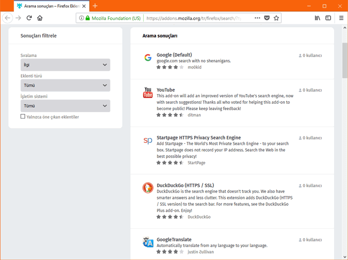 Firefox ve Chrome’da Arama Motorlarını Kaldırma Firefox ve Chrome’da Arama Motorlarını Kaldırma