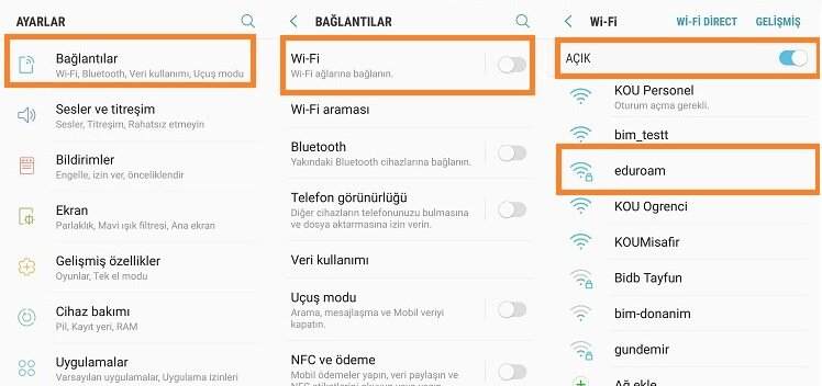 Eduroam Nasıl Bağlanılır? Eduroam Nasıl Bağlanılır?