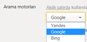 Yandex Tarayıcısında Arama Motoru Nasıl Google Yapılır