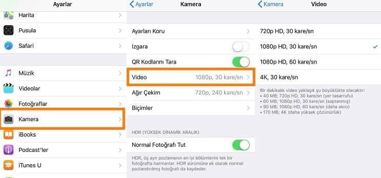 iPhone'da Video Kalitesini Düşürme veya Yükseltme Nasıl Yapılır? iPhone'da Video Kalitesini Düşürme veya Yükseltme Nasıl Yapılır?