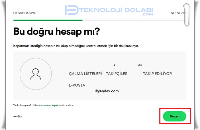 5 Adımda Spotify Hesabı Nasıl Silinir?