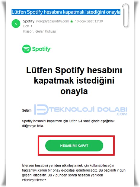 5 Adımda Spotify Hesabı Nasıl Silinir?