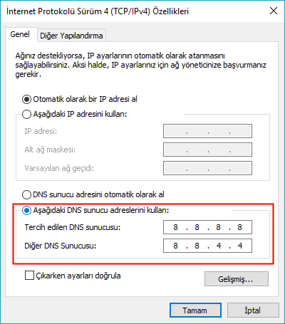 DNS Değiştirme Nasıl Yapılır DNS Değiştirme Nasıl Yapılır