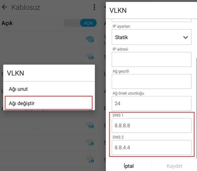 DNS Değiştirme Nasıl Yapılır DNS Değiştirme Nasıl Yapılır