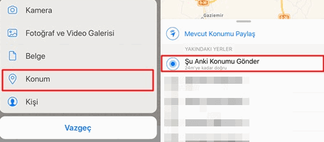 Konum Nasıl Atılır ?