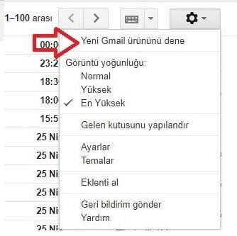 Yeni Gmail Arayüzüne Nasıl Geçilir?