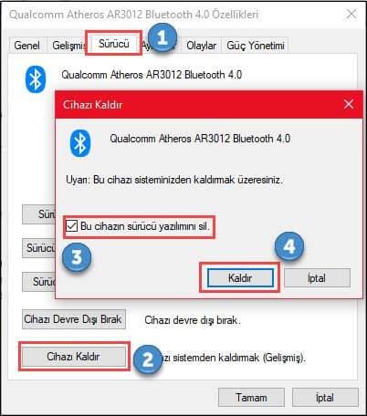 Windows 10 Bluetooth Bağlanılamadı Sorunu Çözümü