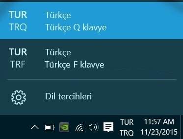 F Klavyeden Q Klavyeye Nasıl Geçilir ?