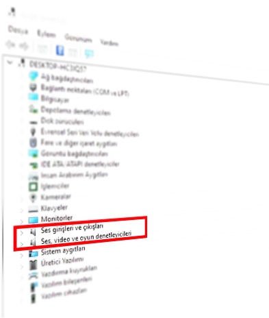 Windows'ta Yüklü Ses Çıkışı Aygıtı Yok Sorunu Çözümü