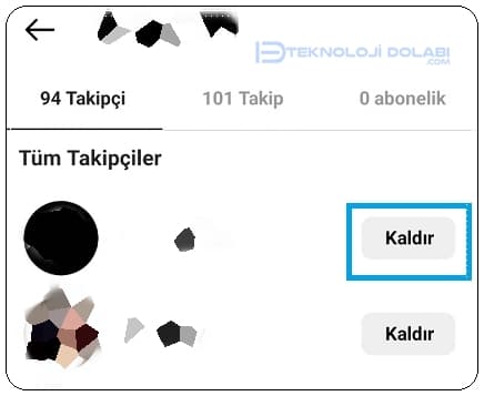 3 Adımda Instagram Takipçi Silme!