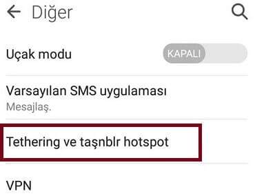 Telefonun İnternetini Bilgisayarda Kullanma Telefonun İnternetini Bilgisayarda Kullanma