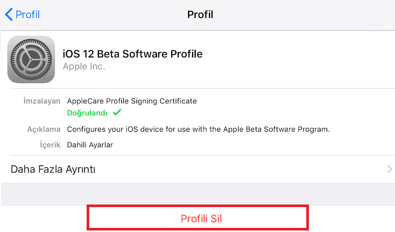iOS 12 Betadan IOS 12 Tam Sürüme Geçiş