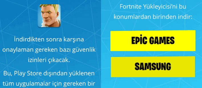 Fortnite APK İndirme ve Yükleme