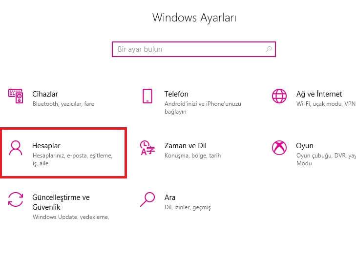 Windows 10'da Ayarlarımı Nasıl Senkronize Ederim ?