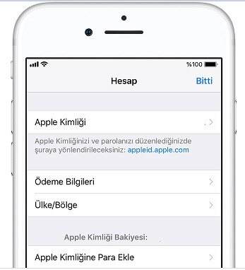 Apple Kimliğine Para Yükleme 