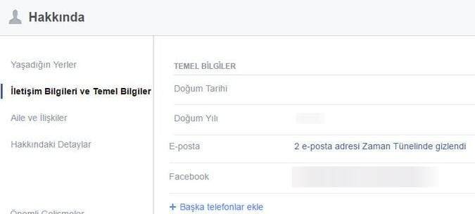 Facebook Doğum Tarihi Değiştirme