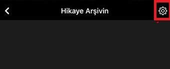 Hikaye arşivi nasıl kapatılır