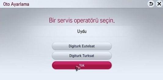 LG TV Uydu Kurulumu