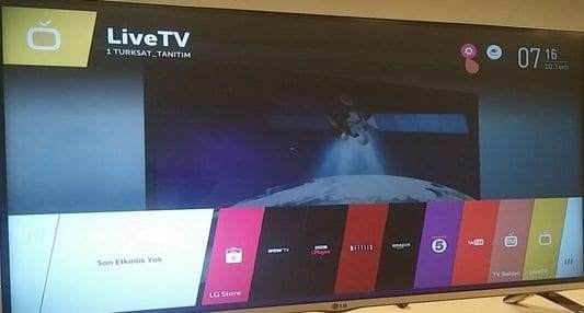 LG Smart TV Uydu Ayarları