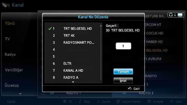 Samsung TV Kanal Sıralama 4 Samsung-TV-Kanal-Taşıma-Sıralama