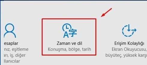 Windows 10 Klavye Değişikliği