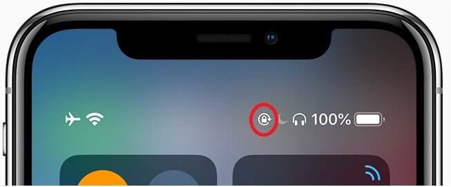 iPhone Kilit işareti nedir