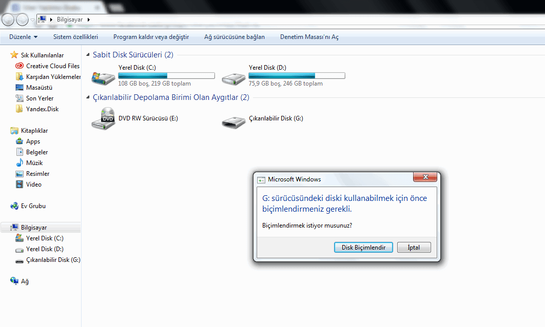 Harddisk bozuldu ne yapmalı