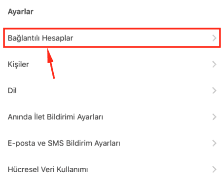 instagram bağlantılı uygulama kaldırma