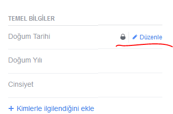 facebook doğum günü bildirimi gitmesin