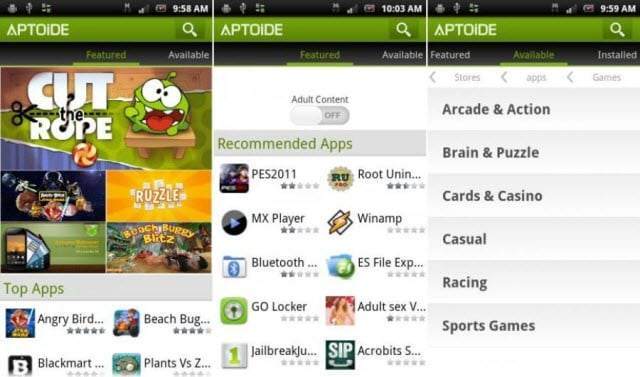 google play alternatif