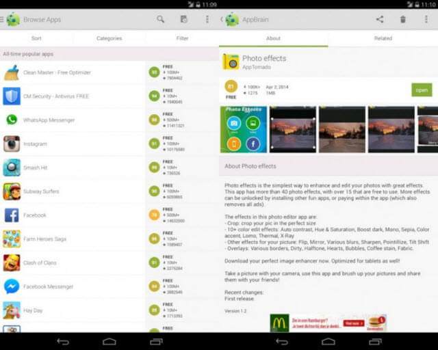 google play alternatif