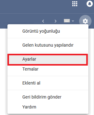 gmail outlook ayarları