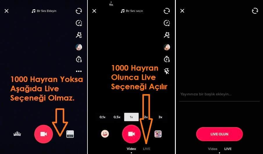 Tik Tok Canlı Yayın Açılmıyor?