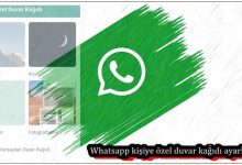 Whatsapp Kişiye Özel Duvar Kağıdı Ayarlama