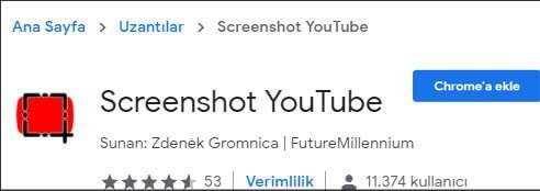 youtube ekran görüntüsü alma programı