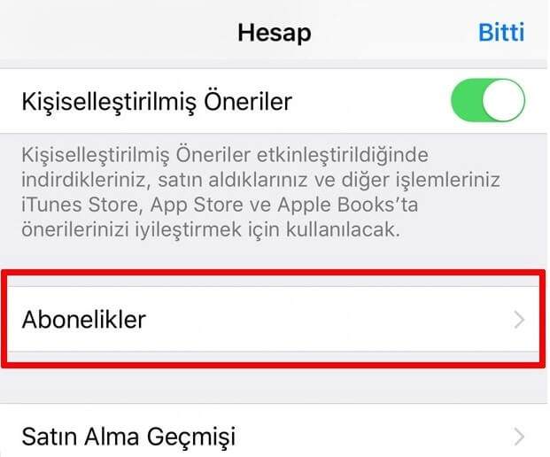 app store uygulama içi satın alma iptali