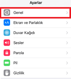 iPhone Klavye tahmini Silme