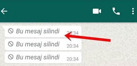 whatsapp herkesten silinen mesajı görme