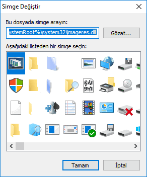 windows 10 simge paketi