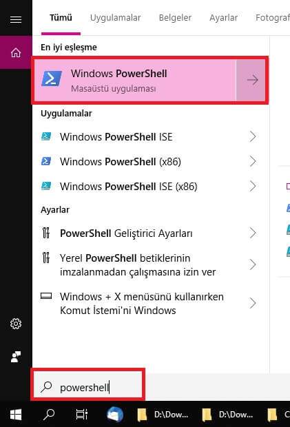 Internet Explorer Kaldırma Windows 10