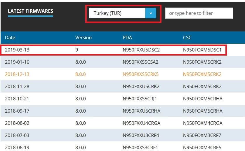 Samsung Stock ROM İndirme ve Yükleme