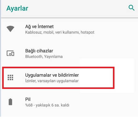 Android Uygulama Önbelleği Temizleme