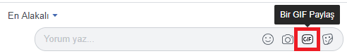 Facebook Duruma ve Yoruma GIF Ekleme!