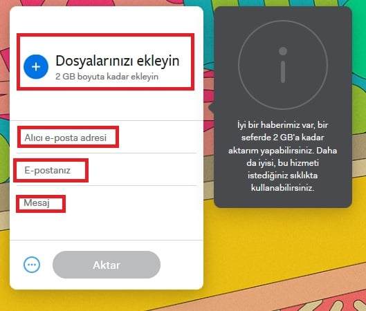 Büyük Boyutlu Dosyalar Maille Nasıl Gönderilir ?