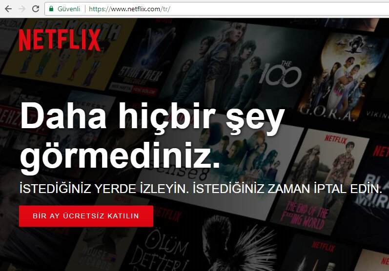 netflix ücretsiz hesap