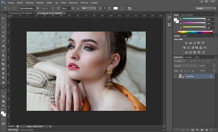 photoshop actions tek tıkla fotoğrafı çizime dönüştürme