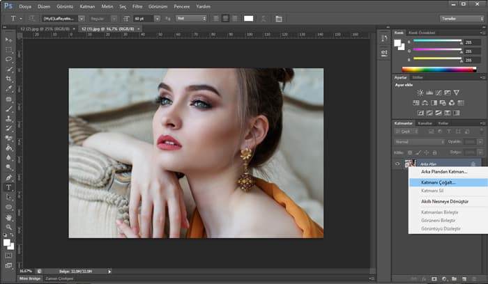 photoshop actions tek tıkla fotoğrafı çizime dönüştürme