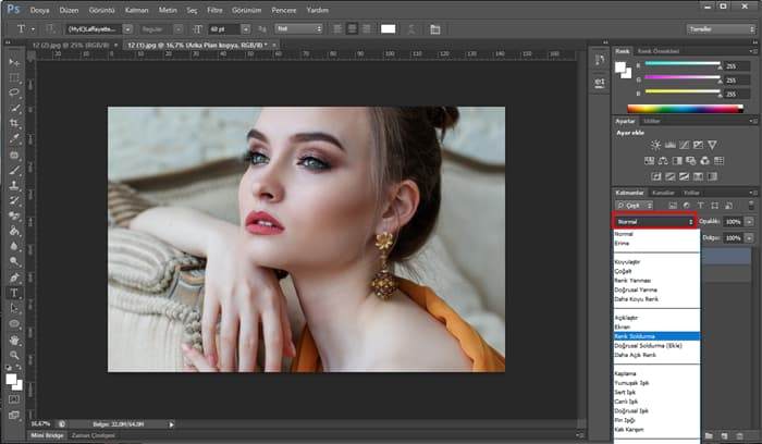 photoshop actions tek tıkla fotoğrafı çizime dönüştürme