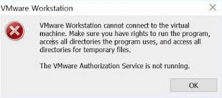 VMware Workstation “Cannot connect to the virtual machine” Hatası Çözümü