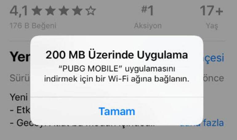 iphone hücresel veri indirme sınırını kaldırma